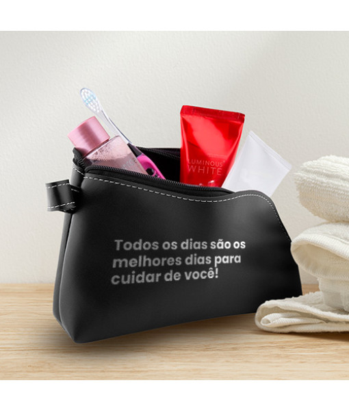 Necessaire de Couro Sintético